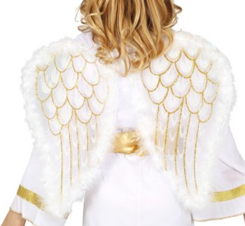 Skrzydła anielskie anioła wróżki dla dzieci 47cm - Guirca