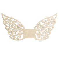 Skrzydła Anioła 10szt Duże Baza Makrama AŻUR Dekoracje na Chrzest Święta