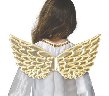 Skrzydła anioła materiałowe 44cm złote - Guirca