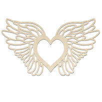 Skrzydła Anioła ze Sklejki Drewniana Ozdoba Świąteczna Makrama DIY Upominek