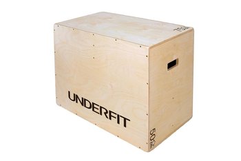 Skrzynia drewniana plyometryczna UNDERFIT 75x60x50 cm - UNDERFIT