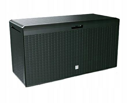 Skrzynia ogrodowa, na balkon PROSPERPLAST Box Rato Plus, antracytowa, 59,4x114x47 cm