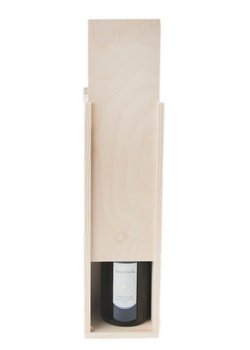 Skrzynka drewniana na wino 10x11x35 cm - PINUS Sp. z o.o.