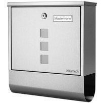 Skrzynka Pocztowa Gazetownik Na Listy Srebrna