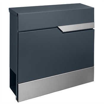 Skrzynka Pocztowa Na Listy Fusion Na Gazety Z Gazetnikiem Antracyt - Inny producent