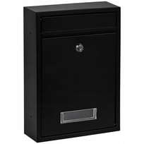 Skrzynka Pocztowa Na Listy Pocztę Gazety Rib Czarna