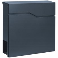 Skrzynka Pocztowa Na Listy Pocztę Korespondencje Nowoczesna Antracyt + Tuba