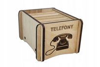 Skrzynka z przegrodami na telefony MAŁA