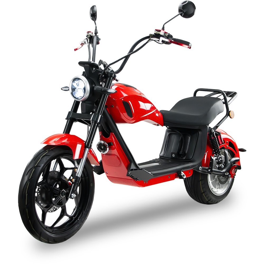 Skuter Elektryczny BILI COCO BIG CHOPPER Czerwony Bili Bike Motoryzacja EMPIK