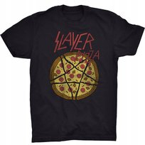 Slayer Pizza Koszulka Fast Food Rock Heavy Metal GILDAN