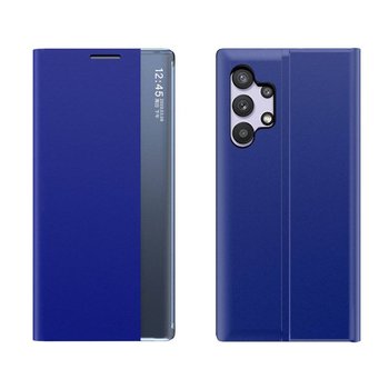 Sleep Case pokrowiec etui z klapką typu Smart Cover Samsung Galaxy A32 5G niebieski - Hurtel