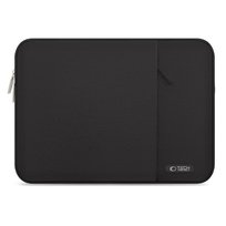 SLEEVY ETUI TORBA POKROWIEC WSUWKA NA SUWAK FUTERAŁ NA LAPTOPY 15-16 CALI 38x28cm DELL ACER ASUS HP LG MSI LENOVO HUAWEI SAMSUNG SURFACE MACBOOK - BLACK TECH-PROTECT