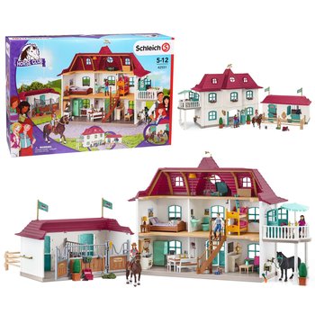 SLH42551 Schleich Horse Club - Posiadłość ze stadniną koni Lakeside, figurka dla dzieci 5+ - Schleich