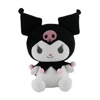 Śliczne pluszowe zabawki My Melody z kreskówek Kuromi w klasycznym czarnym kolorze