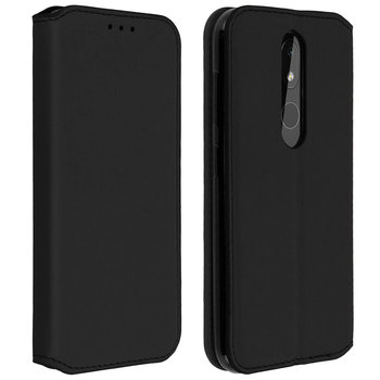 Slim Case, etui z podstawką Classic Edition z kieszenią na kartę do telefonu Nokia 3.2 – czarne - Avizar