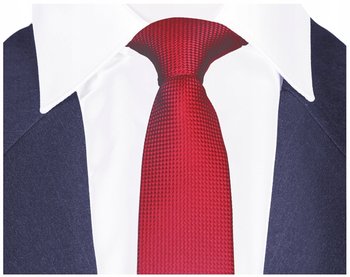 SLIM FIT Wąski 6cm Krawat Męski ŻAKARDOWY rw34 - Rene Chagal
