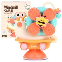 Ślimak Sensoryczny Jeżdżący 4w1 Spinner z Przyssawką dla Dzieci Nobo Kids