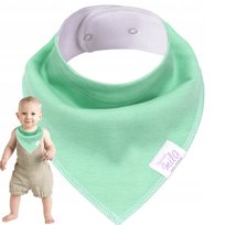 Śliniaczek bawełna 100% śliniak Chusta Apaszka bawełniana ZIELONY 30-35 cm