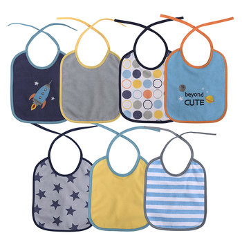 ŚLINIAK DLA DZIECKA BAWEŁNIANY WIĄZANY ZESTAW 7 SZTUK LORELLI CHŁOPIĘCEŚLINIAK DLA DZIECKA BAWEŁNIANY WIĄZANY ZESTAW 7 SZTUK LORELLI CHŁOPIĘCE - Lorelli