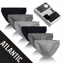 SLIPY MĘSKIE 6pak bawełniane majtki oddychające nieuciskające Atlantic *M Atlantic