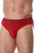 Slipy męskie bawełniane Brubeck Comfort Cotton BE00290A ciemnoczerwony - L