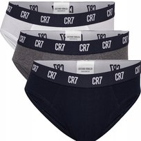 SLIPY MĘSKIE MAJTKI BIELIZNA CRISTIANO RONALDO BASIC BRIEF  3-PAK M Inna marka