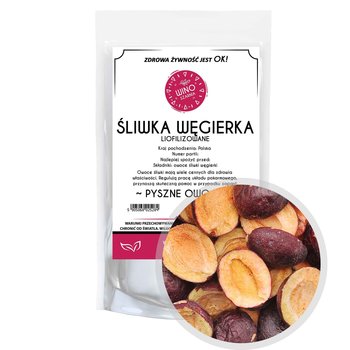 Śliwka Węgierka połówki liofilizowana Węgierskie - pyszne owoce - 50g - Winoszarnia