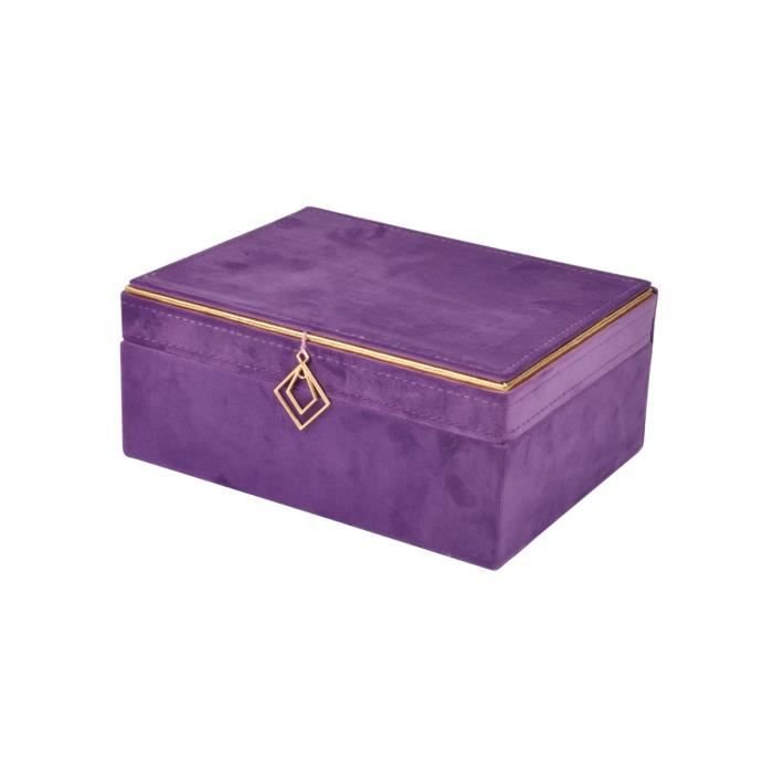 Фото - Скринька для прикрас Śliwkowe pudełko na biżuterię buduarowe