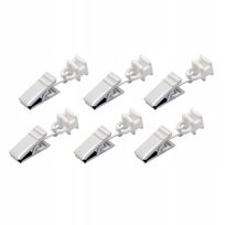 Ślizgi z żabką do szyny alum. białe 10 sztuk