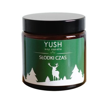 Słodki Czas – Świąteczna Świeca Yush Jagody Cynamon Imbir - Yush - 120Ml - Yush