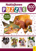 Słodkie maleństwa. Naklejkowe puzzle