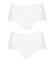 Sloggi, 2 x Majtki damskie sloggi Pure Sense Luxe Maxi C2P, rozmiar 38 Sloggi