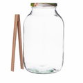 Słoik 4000 Ml +Zakrętka 6 Zaczepowa Ogórek + Szczypce Drewniane&nbsp;-&nbsp;Altom