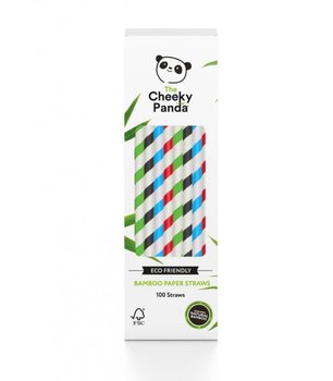 Słomki jednorazowe do napojów z papieru bambusowego, 100 sztuk - The Cheeky Panda