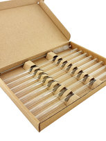 Słomki szklane rurki wielorazowe do picia 8 sztuk / WSL