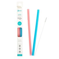Słomki Wielorazowe Pink/Blue 2 szt / FOMMI