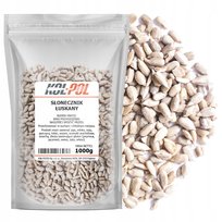 SŁONECZNIK ŁUSKANY 1kg Naturalny pestki słonecznika wysoka jakość Kol-Pol Kol-pol