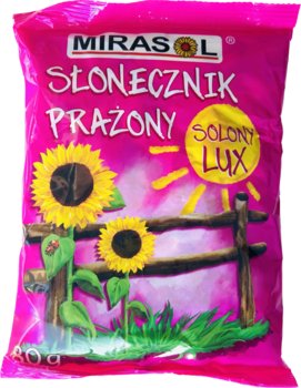 SŁONECZNIK PRAŻONY LUX 80g. SOLONY MIRASOL