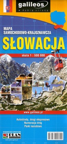 Słowacja. Mapa 1:500 000 - Wydawnictwo Turystyczne Plan | Książka w Empik