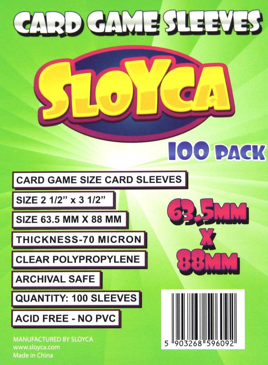 SLOYCA Koszulki CCG 63,5x88 mm 100 szt.