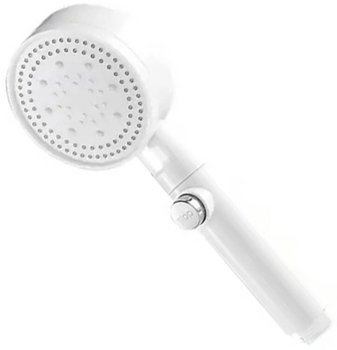 SŁUCHAWKA Prysznicowa z wentylatorem zmniejszająca zużycie wody biała AG894B - Aptel