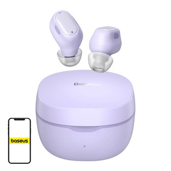 SŁUCHAWKI BEZPRZEWODOWE BASEUS BOWIE WM01 (FIOLETOWE) - Baseus