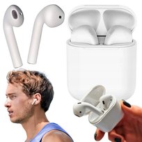 SŁUCHAWKI BEZPRZEWODOWE BLUETOOTH 5.0 DOUSZNE POWERBANK MIKROFON SPORTOWE