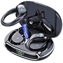 SŁUCHAWKI BEZPRZEWODOWE BLUETOOTH DOKANAŁOWE SPORTOWE ROZMOWY + POWERBANK