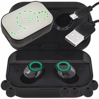 Słuchawki Bezprzewodowe Bluetooth Powerbank Wyświetleń Lcd Z Lusterkiem