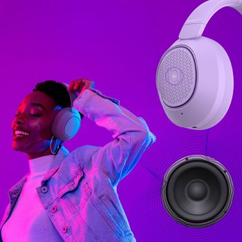 Słuchawki BEZPRZEWODOWE Bluetooth PowerLocus Universe ANC Micro Etui 60h - Inny producent