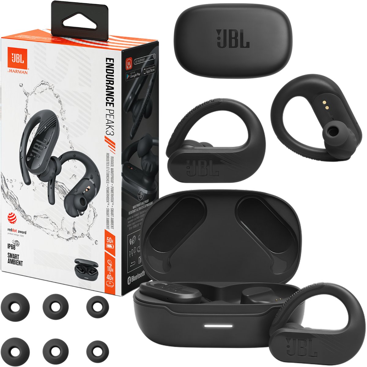 Słuchawki bezprzewodowe dokanałowe JBL Endurance Peak III