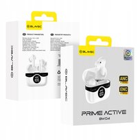 Słuchawki BEZPRZEWODOWE Douszne Dokanałowe Z ANC+ENC Redukcją Szumów USB-C