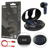 Słuchawki bezprzewodowe douszne Hama Spirit Unchained ENC TWS niebieskie