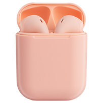 Słuchawki bezprzewodowe Inpods 12 Powerbank, różowe